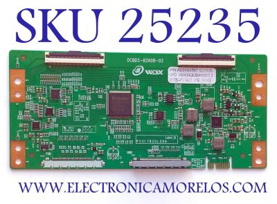 T-CON PARA TV RCA NUMERO DE PARTE AE0140787 / DCBDS-B260B-02 / HV430QUB-H10V1.2 / P2017820L599 / PANEL HV430QUB-H10 / MODELO RTU4300