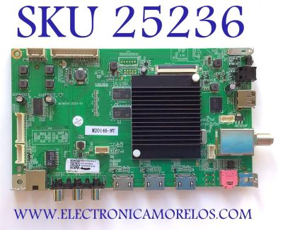 MAIN PARA SMART TV ONN (55) / NUMERO DE PARTE MS16010-ZC01-01 / 515C16010M08 / PANEL´S LC550EQC (SM)(A4) / LSC550FN11 / LSC550FN30 / T550QVN07.2 / MODELO 100012586 / NOTA IMPORTANTE:CHECAR QUE EL PANEL Y MODELO CORRESPONDA CON SU TELEVISION...