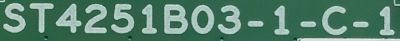 T-CON PARA TV INSIGNIA / ELEMENT / NUMERO DE PARTE 34.29110.091 / ST4251B03-1-C-1 / 3429110091 / NUMERO DE DISPLAY ST4251B03-2 VER.2.1 / MODELOS NS-43D510NA21 / ELST4316S  G9190 - Imagen 3