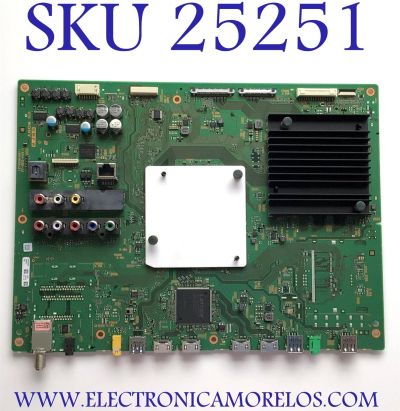 MAIN PARA SMART TV SONY 4K UHD RESOLUCION (3840 x 2160) NUMERO DE PARTE A-2072-545-C / 1-894-595-12 / (189459512) / A20725545C / 200529 / 331228 / PANEL V750DK1-QS3 REV. J2 / MODELOS XBR-75X910C / XBR75X910C