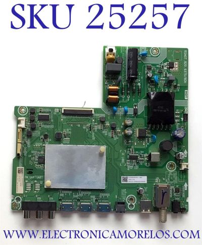 MAIN FUENTE PARA TV HISENSE NUMERO DE PARTE 255071 / RSAG7.820.9375/ROH / DZ/32E5602EUR(0001) / 1604 / 3TE32G20150F / XT204A3491 / MODELO 32H4030F1