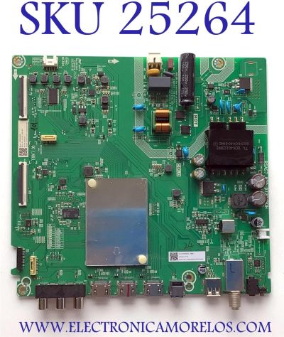 MAIN FUENTE PARA TV HISENSE NUMERO DE PARTE 274421 / RSAG7.820.9720/ROH / 1224 / 3TE43G2023J0 / XT207L0857 / PANEL JHD42SV1F51-T0L1/GM/MCKD-3A/ROH / MODELO 43H4030F1