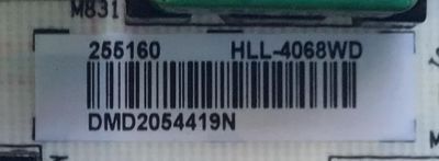 FUENTE DE PODER PARA TV HISENSE / NUMERO DE PARTE 255160 / RSAG7.820.8805/ROH / HLL-4068WD / PANEL HD550V3U51-TDL3\S0\FJ\GM\ROH / MODELO 55R8F - Imagen 2