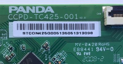 T-CON PARA TV HITACHI / EVL / NUMERO DE PARTE STCON425G005 / CCPD-TC425-001 / STCON425G-005 / STCON425G0051313098 / E88441 / PANEL'S LVF430PADX E0090 / LVF430PADX E0024 / DISPLAY CC430LV1D VER.02 / MODELOS 43D33 / 43EVLSM / HKP43SM8 / HKP43SM8NEG - Imagen 2