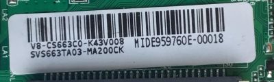 MAIN FUENTE (COMBO) PARA TV TCL  / NUMERO DE PARTE SVS663TA03-MA200CK / TP.MS3663.PA581 / 3MS663Q0 / V8-CS663C0-K43V008 / MIDE959760E / ESTA TARJETA ES CHINA Y ES UTILIZADA EN DIFERENTES MARCAS Y MODELOS / ENTRAR A DESCRIPCIÓN DEL PRODUCTO - Imagen 2