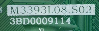 MAIN PARA TV VIOS / NUMERO DE PARTE M3393L08.S108.020 / M3393L08.S02 / 3BD0009114 / AY1450A073518 / PANEL CN48HC820 / DISPLAY HV480FH2-600 / MODELO VLEDTV4814 - Imagen 2