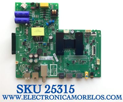 MAIN FUENTE (COMBO) PARA TV TCL / NUMERO DE PARTE 08-RT41V05-MA200WA / TPD.RT2841.PB771 / RT41V / RTK2841 / 02-SHY41VA-CHCA02 / NTL000481A / V8-R41KT01-LF1V180 / T19111305 /   MODELO32a32l / TARJETA ES CHINA Y ES UTILIZADA EN DIFERENTES MARCAS Y MODELOS