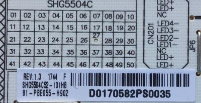 FUENTE DE PODER PARA TV HITACHI / NUMERO DE PARTE 81-PBE055-H902 / SHG5504C-101H / CCP-508 / CQC12001080504 / SHG5504C52-101HB / D0170582PS / ESTA TARJETA ES CHINA Y ES UTILIZADA EN DIFERENTES MARCAS Y MODELOS / ENTRAR A DESCRIPCIÓN DEL PRODUCTO  - Imagen 3