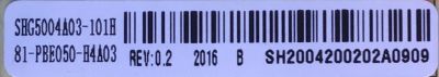 FUENTE DE PODER PARA TV DAEWOO / NUMERO DE PARTE 81-PBE050-H4A03 / SHG5004A-101H / SHG5004A03-101H / SHG5004A / DLBB556 / CQC1200108D094 / DISPLAY HV430QUB-H10 / MODELO U43A8500TN - Imagen 2
