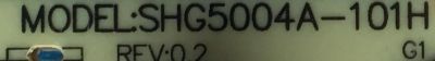 FUENTE DE PODER PARA TV DAEWOO / NUMERO DE PARTE 81-PBE050-H4A03 / SHG5004A-101H / SHG5004A03-101H / SHG5004A / DLBB556 / CQC1200108D094 / DISPLAY HV430QUB-H10 / MODELO U43A8500TN - Imagen 3