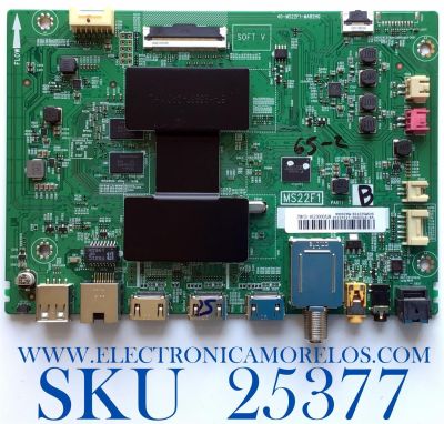 MAIN PARA TV TCL / SVSM22F03-MA200AA / 40-MS22F1-MAB2HG / MS22F1 / V8-ST22K01-LF1V200AA / DISPLAY LSC550FN11-204 / MODELO 55S446 /  ES TARJETA CHINA Y ES UTILIZADA EN DIFERENTES MARCAS Y MODELOS / ENTRAR A DESCRIPCIÓN DEL PRODUCTO 