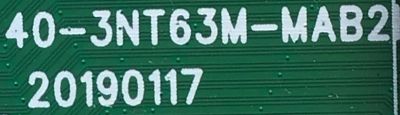 MAIN FUENTE ((COMBO)) PARA TV HKPRO / NUMERO DE PARTE SVSNT72A64-MA200CK / 40-3NT63M-MAB2HG / V8-NT563AM-LF1V034 / 20190117 / IDF961367H / DISPLAY CC430LV1D VER.02 / MODELO HKP43SM8 - Imagen 3