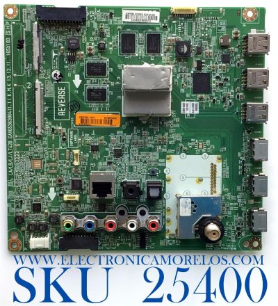 MAIN PARA TV LG SMART Full HD RESOLUCION (1920 x 1080) NUMERO DE PARTE EBT62874202 / EAX6536390 (1.1) / 6EBT000-0076 PANEL LC600DUF (FG)(F1) MODELO 60LB7100-UT.AUSWLJR / 60LB7100-UT / 60LB7100