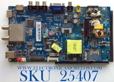 FUENTE PARA TV PANAVOX/ SVS53MS6603-MA200CK / CV3663LH-A42 / V8-MS663LA-D07V043 / MIDE956382A-01393 / ESTA TARJETA ES CHINA Y ES UTILIZADA EN DIFERENTES MARCAS Y MODELOS / ENTRAR A DESCRIPCIÓN DEL PRODUCTO 