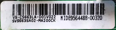 MAIN FUENTE (COMBO) PARA TV TCL / NUMERO DE PARTE SVS663SA02-MA200CK / TP.MS3663.PB782 / 3MS663E0 / MIDE956448B / V8-CS663LA-D01V022 / ESTA TARJETA ES CHINA Y ES UTILIZADA EN DIFERENTES MARCAS Y MODELOS / ENTRAR A DESCRIPCIÓN DEL PRODUCTO - Imagen 3