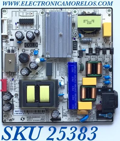 FUENTE PARA TV JVC NUMERO DE PARTE 81-PBE055-H4C57AP / SHG6004C-101H / SHG6004C57-101HA / SH2008200535A1861 