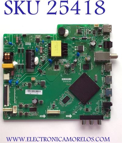 MAIN FUENTE PARA TV ONN DE 24" / NUMERO DE PARTE B20052835 / CH_XC9C_A / TPD.MS1603.PB751 / PANEL C240Y19-D6  / DISPLAY V236BJ1-P01 / MODELO 100012590