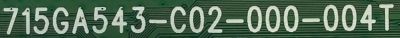 MAIN FUENTE PARA TV VIZIO / NUMERO DE PARTE 756TXJCB02K028 / 715GA543-C02-000-004T / (X)XJCB02K028020X / PANEL TPT320B5-HVN05.A / DISPLAY T320HVN05-B / MODELO D32F-G1 LTMWQMRW - Imagen 3