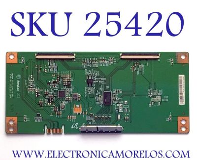 T-CON PARA TV LG NUMERO DE PARTE EA6HJ1E11 / 8CRP77ANT3629127B00001 / EA6HJ1E11 8CRP77ANT3629127B00001 / PANEL NC500DUN-VXBP9 / MODELO 50LH5730-UA.BUSJLSR