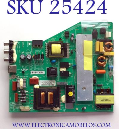 FUENTE PARA TV PROSCAN NUMERO DE PARTE AY128C-1MF37-080 / AY1432A133512 / M3393L08.S128.011 / HV550WU2-370 / PANEL CN55CM823 / MODELO PLED5529A-C A1407