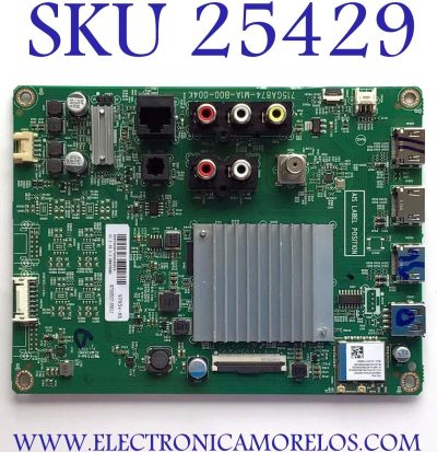 MAIN PARA TV VIZIO / NUMERO DE PARTE 905TXKSA70000300CX / 715GA874-M1A-B00-004K / PANEL TPV700B5-U2T01.D REV:S02L / DISPLAY CV700U2-T01 REV:02 / MODELO V705X-H1 LTCHC	