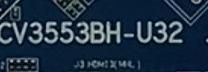 MAIN FUENTE PARA TV ELEMENT NUMERO DE PARTE BJM1-132162-1T9G / CV3553BH-U32 / 7.T3553BHU3211.2X6 / 8BH12741811YA7023 / DISPLAY HV320WHB-N5B / MODELO ELEFW328 - Imagen 2