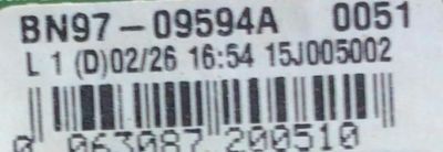 MAIN Y T-CON PARA TV SAMSUNG / NUMERO DE PARTE BN94-08622B / BN41-02319A / BN97-09594A / MODELOS UN78JU7500FXZA / UN78JU750DFXZA / UN78JU7500FXZA  TS01 / UN78JU750DFXZA  TS01 - Imagen 2