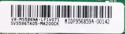 MAIN PARA TV PIONEER / NUMERO DE PARTE SVS586TA05-MA200CK / V8-MS586NA-LF1V071 / T.MS6586.U781 / 1MS586A2 / ESTA TARJETA ES CHINA Y ES UTILIZADA EN DIFERENTES MARCAS Y MODELOS / ENTRAR A DESCRIPCIÓN DEL PRODUCTO  - Imagen 3