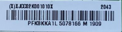MAIN FUENTE PARA TV VIZIO / NUMERO DE PARTE XJCC02K001 / 715GA543-C02-000-004T / (X)XJCC02K001010X / PFK8KKA1L / 5078166 M / PANEL TPT320B5-AT011.H / DISPLAY PT320CT01.1 / MODELO D32F-G1 - Imagen 2