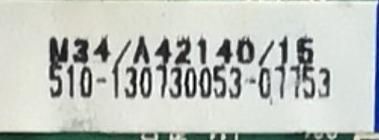 MAIN FUENTE PARA TV WESTINGHOUSE / NUMERO DE PARTE 510-130730053 / SSDV3241-ZC01-01 / SIS288 / 289 / 2D7K001E236CH13 / M34 / A2140 / 16 / 510-130730053-07753 / MODELO EU24H1G1 - Imagen 2