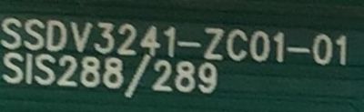 MAIN FUENTE PARA TV WESTINGHOUSE / NUMERO DE PARTE 510-130730053 / SSDV3241-ZC01-01 / SIS288 / 289 / 2D7K001E236CH13 / M34 / A2140 / 16 / 510-130730053-07753 / MODELO EU24H1G1 - Imagen 3