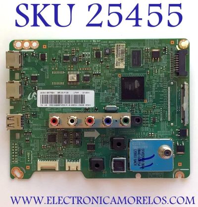MAIN PARA TV SAMSUNG / NUMERO DE PARTE BN94-05758H / BN41-01778A / BN97-06546A0068 / BN97-06546A0068 / 010053115620 / BN9405758H / SUSTITUTAS  BN94-05549D / BN96-25760A / BN96-25761A / PANEL LTJ550HJ07-V / MODELOS UN55EH600FXZA / UN55EH600FXZA TH02