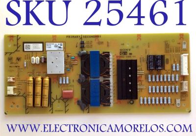 FUENTE DE PODER PARA TV SONY / NUMERO DE PARTE 147468111 / 1-982-095-11 / 4-690-637-01 / DPS-94 / PANEL YD7S650DTD01 / MODELO XBR-65X930E / XBR65X930E 