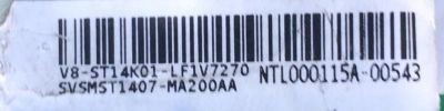 MAIN PARA TV TCL / NUMERO DE PARTE SVSMST1407-MA200AA / 40-MST14S-MAD2HG / V8-ST14K01-LF1V7270 - Imagen 3