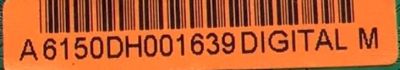 MAIN PARA TV SHARP / NUMERO DE PARTE CA21I97031 / K08-246A / A6150DH001639 / MODELO LC-32DV27UT - Imagen 5