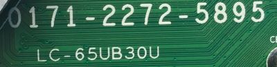 MAIN PARA SMART TV SHARP 4K UHD RESOLUCION (3840 x 2160) NUMERO DE PARTE 3655-1112-0395 / 0171-2272-5895 / 3655-1112-0150(5A) / 63MBF8FAD00995A / 1.13.3306 / 36AM-5895WE02T / PANEL LSC550FN04-C01 / MODELO LC-55UB30U - Imagen 2