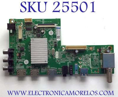 MAIN PARA TV HITACHI 4K UHD RESOLUCION (3840 × 2160) NUMERO DE PARTE 1010161387 / MS34580-ZC01-01 / M45/2010030328/14 / 1010161387-00178 / PANEL LC546PU1L01 / MODELO 55C60
