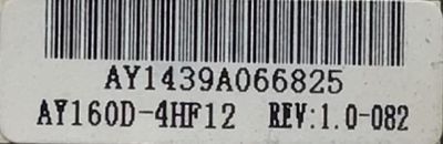 FUENTE DE PODER PARA TV PIXEL / JVC / NUMERO DE PARTE AY160D-4HF12-082 / AY180D-4HF01 / AY180D-4HF02 / 3BS0046114   REV:1.0 / T1408-69 / AY1439A066825 / PANEL'S CX500DLEDM / V500HJ1-PE6 / MODELOS LE-5029 / LT-50E350 / SLED5018 - Imagen 2