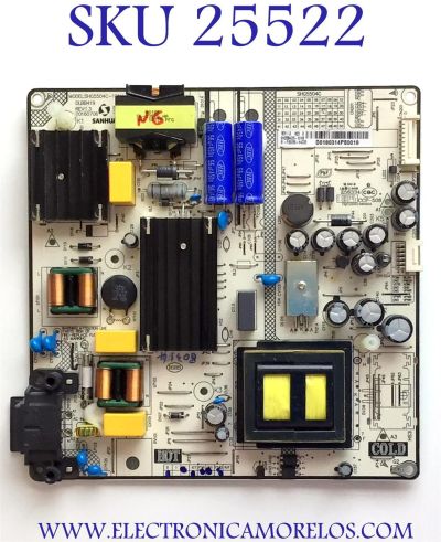 FUENTE DE PODER PARA TV HITACHI / NUMERO DE PARTE 81-PBE055-H4C35 / SHG5504C-101H / DLBB419  REV:1.3 / SHG5504C35-101HB / ESTA TARJETA ES CHINA Y ES UTILIZADA EN DIFERENTES MARCAS Y MODELOS / ENTRAR A DESCRIPCIÓN DEL PRODUCTO