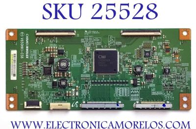 T-CON PARA TV LG NUMERO DE PARTE 4Z.HF48S.AR3 / V650HK1-CS6 / 4ZHF48SAR348B03E600001 / MODELO 65LB5200-UA