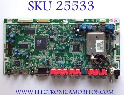 MAIN PARA TV DYNEX / NUMERO DE PARTE 6HV0016914 / 569HV0169B / BI00DEF983 / 160130CE7 / 32HV40 / PANEL CLAA320WF01 / MODELO DX-LCD32-09