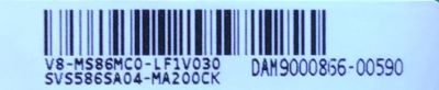 MAIN PARA TV PANASONIC NUMERO DE PARTE  SVS586SA04-MA200CK / 1MS586C2ISA / T.MS6586.U782 / V8-MS86MC0-LF1V030 / DAM9000866-00590 / ESTA TARJETA ES CHINA Y ES UTILIZADA EN DIFERENTES MARCAS Y MODELOS / ENTRAR A DESCRIPCIÓN DEL PRODUCTO - Imagen 3