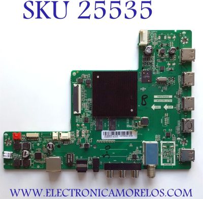 MAIN PARA TV AIWA NUMERO DE PARTE SVS586TA10-MA200CK / 1MS586A2 / T.MS6586.U781 / V8-MS586NA-LF1V109 / MIDF958262A-00789 / MODELO AW TV-65UHD4K-SPM
