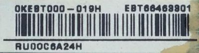 MAIN PARA SMART TV LG 4K UHD NANOCELL RESOLUCION (3840 x 2160) NUMERO DE PARTE EBT66463301 / EAX69109605 / 66463301 / 0KEBT000-019H / RU00C6A24H / PANEL NC650EQH-AAHH5 / DISPLAY LC650EQ3 (SM)(A1) / MODELOS 65NANO85UNA / 65NAN085UNA / 65NANO85UNA.BUSWLOR - Imagen 2