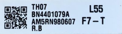 FUENTE PARA TV SAMSUNG NUMERO DE PARTE BN44-01079A / BN44-01079B / PANEL CY-RT055FGAV1H / MODELO  QN55LS03TAFXZA AA01 - Imagen 2