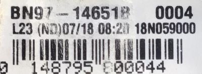 MAIN PARA SMART TV SAMSUNG 4K UHD CON HDR RESOLUCION (3840 × 2160) NUMERO DE PARTE BN94-13194B / BN41-02634B / BN97-14651B / PANEL CY-KN065FGLVIH / DISPLAY BN96-45619A / BN9645619A / MODELO UN65LS03NAFXZA - Imagen 2