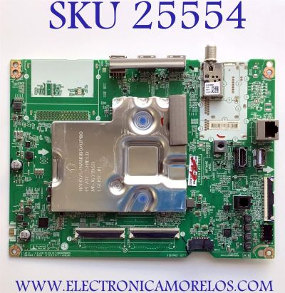 MAIN PARA SMART TV LG  4K UHD  / NUMERO DE PARTE EBT66622202 / EAX69462206(1.0) / 1CEBT0D0-00EL / RU13B6A0PH / PANEL NC700TQG-VSKH1 / MODELOS 70UP8070PUA / 70UP8070PUA.BUSMLKR