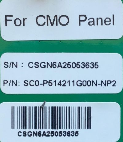 MAIN PARA TV OLEVIA / NUMERO DE PARTE SC0-P517210G002 / SC0-P510212G000 / SC0-P510212G000N-NP2 / CSGN642503536 / PANEL LC320W01 / MODELO 332-B11 - Imagen 3