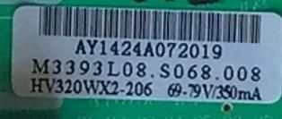 FUENTE DE PODER PARA TV PROSCAN / NUMERO DE PARTE AY068C-1SF22-0800 / AY075C-1SF0 / M3393L08.S068.0010 / M3393L08.S068.0080 / 3BS00503140 / HV320WX2-2620 / PANEL CN32DA7270 / DISPLAY HV320WX2-2060 / MODELOS PLDV321300 / RLDED3258A-C - Imagen 2