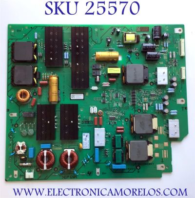 FUENTE DE PODER PARA TV SONY SMART TV / NUMERO DE PARTE 1-474-745-11 / 10017831 / 147474511 / E187451 / APS-427/B / 198001951 / APS-427/B(CH) / PANEL LE550AQP (AM)(A1) / MODELO XBR-55A9G / XBR55A9G